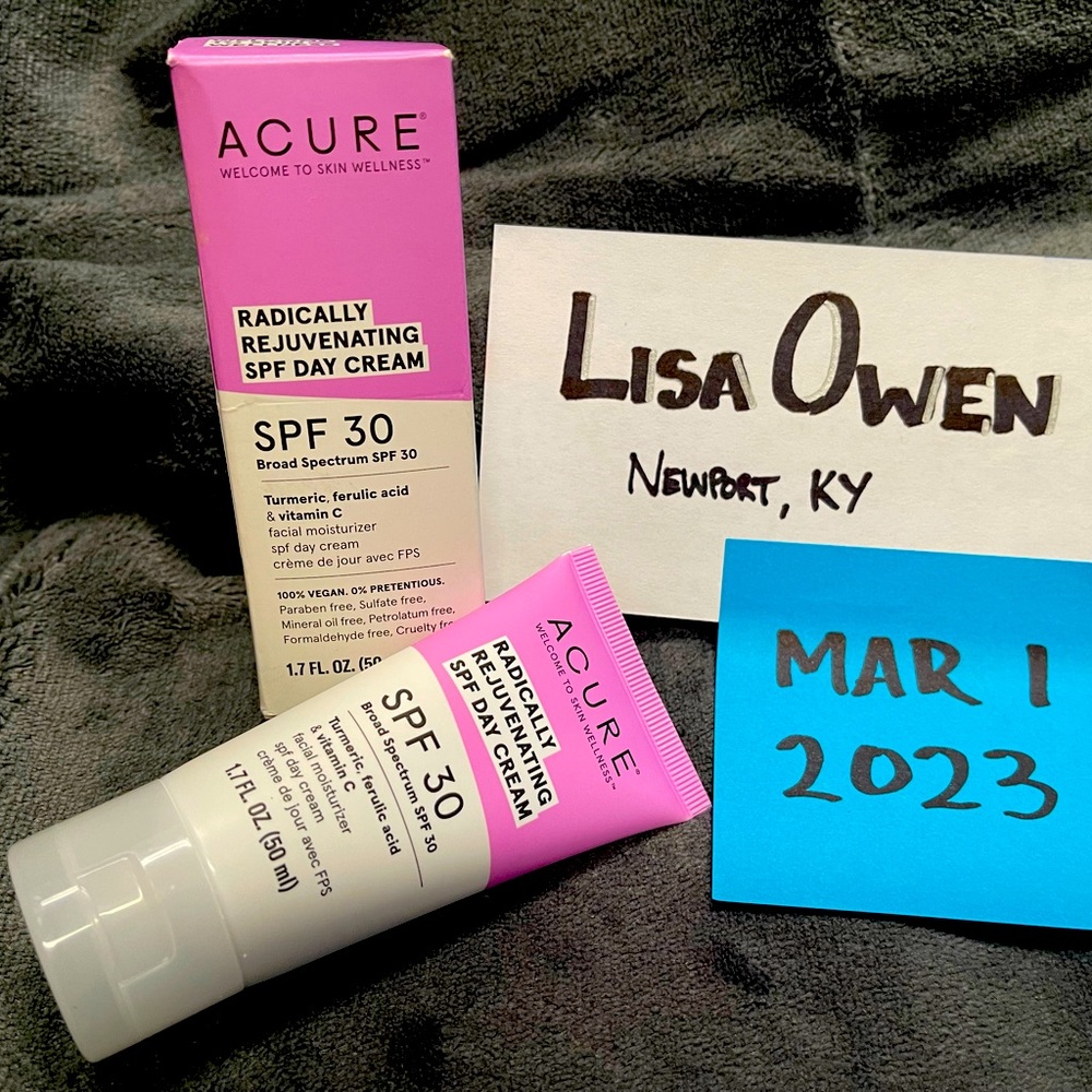 ACURE SPF 30 Face Lotion